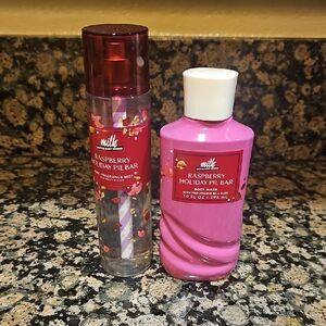 BBW Raspberry Holiday Pie Bar Fragrance Bundle
